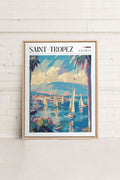 Saint-Tropez, Oeuvre sur toile étirée
