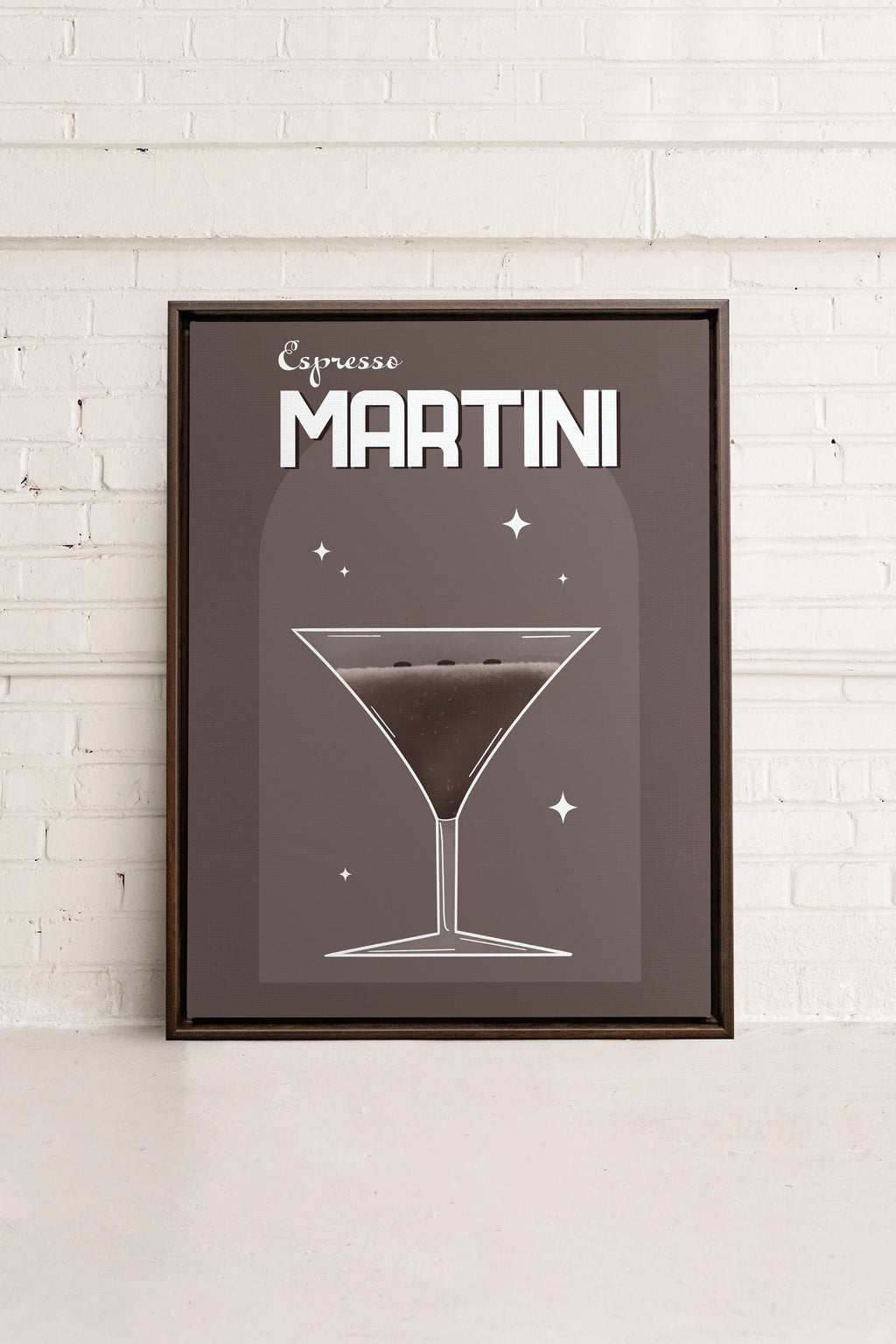 ESPRESSO MARTINI, Oeuvre sur toile étirée