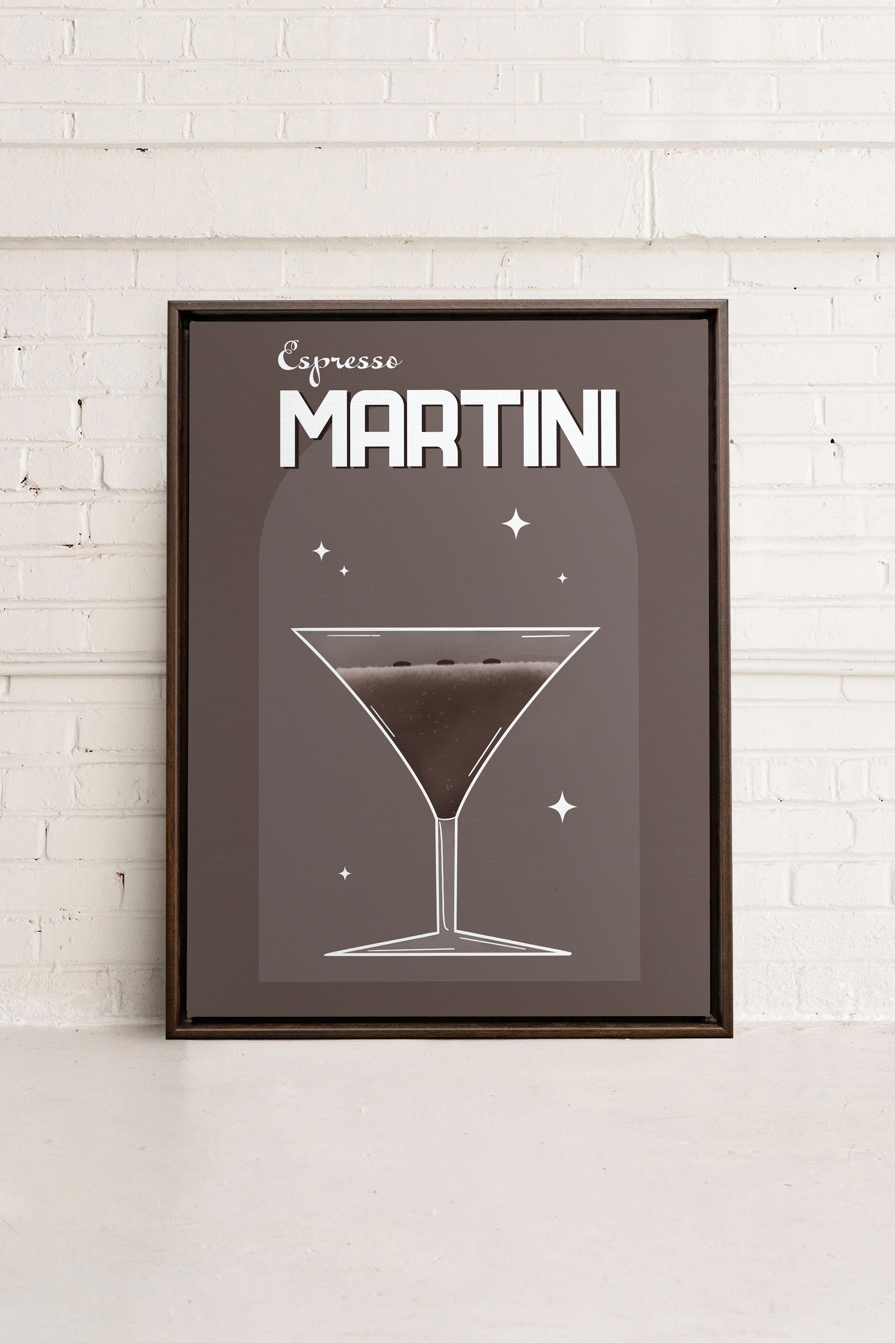 ESPRESSO MARTINI, Oeuvre sur toile étirée