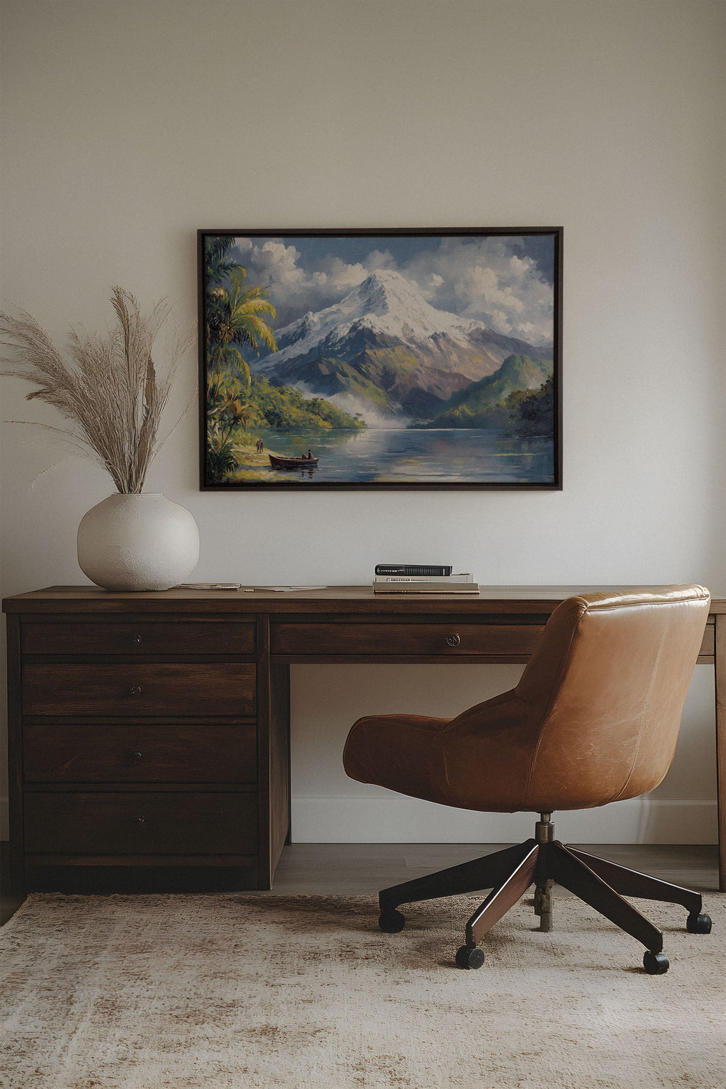 TROPICAL HIGHLANDS, Oeuvre sur toile étirée