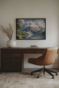 TROPICAL HIGHLANDS, Oeuvre sur toile étirée