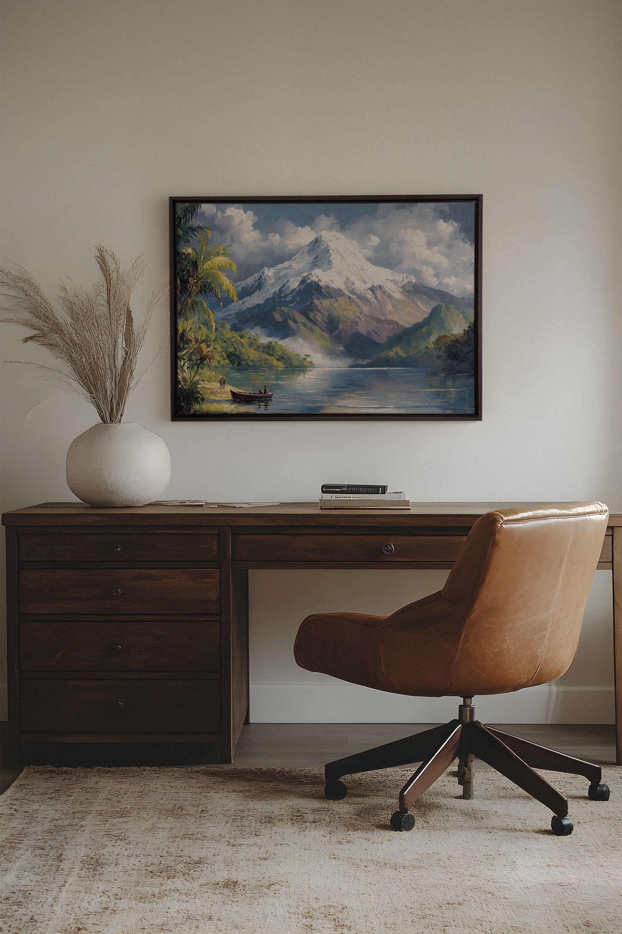 TROPICAL HIGHLANDS, Oeuvre sur toile étirée