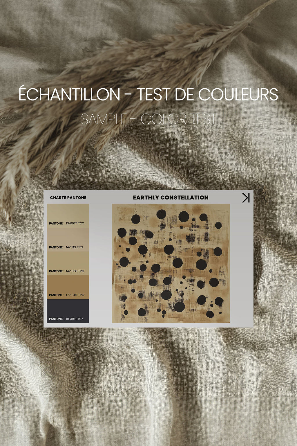 EARTHLY CONSTELLATION, Oeuvre sur toile étirée
