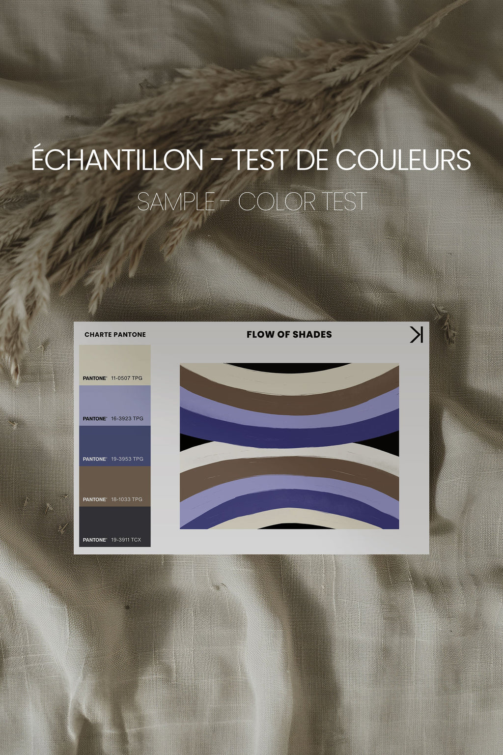 FLOW OF SHADES, Oeuvre sur toile étirée