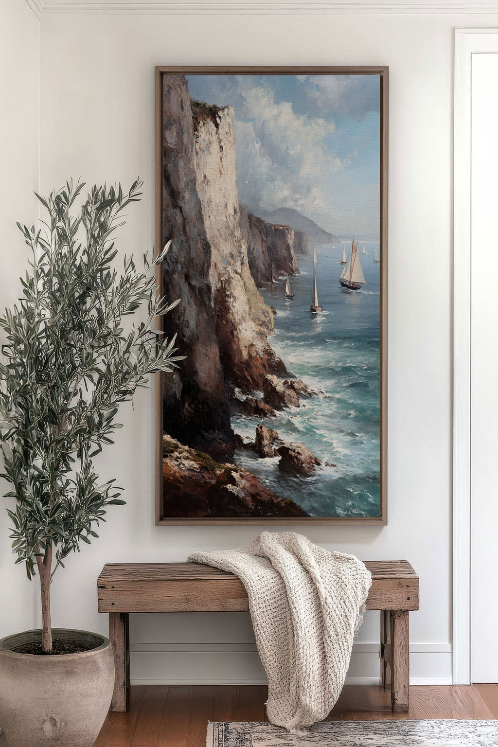SHORES OF INFINITY, Oeuvre sur toile étirée