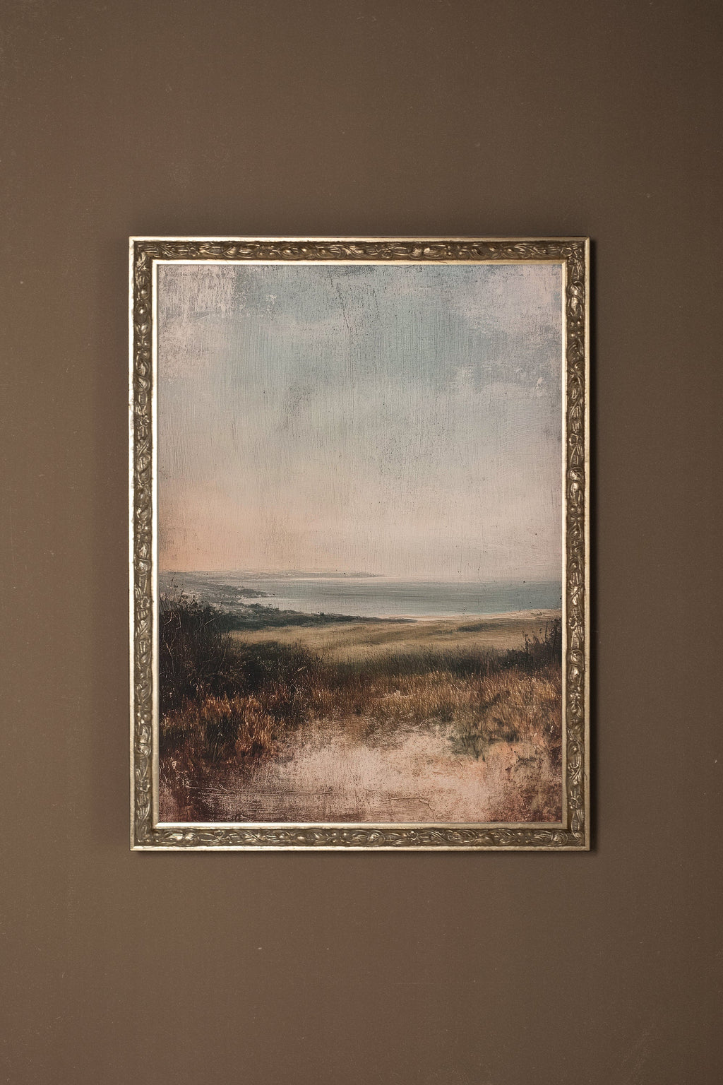 SABLE ET BRUME, CADRE VINTAGE ARGENT