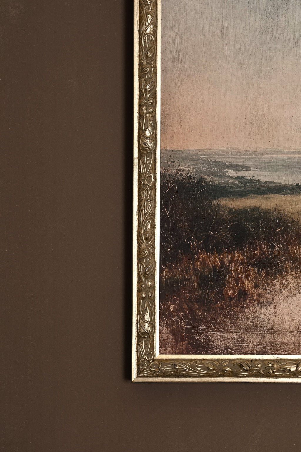 SABLE ET BRUME, CADRE VINTAGE ARGENT