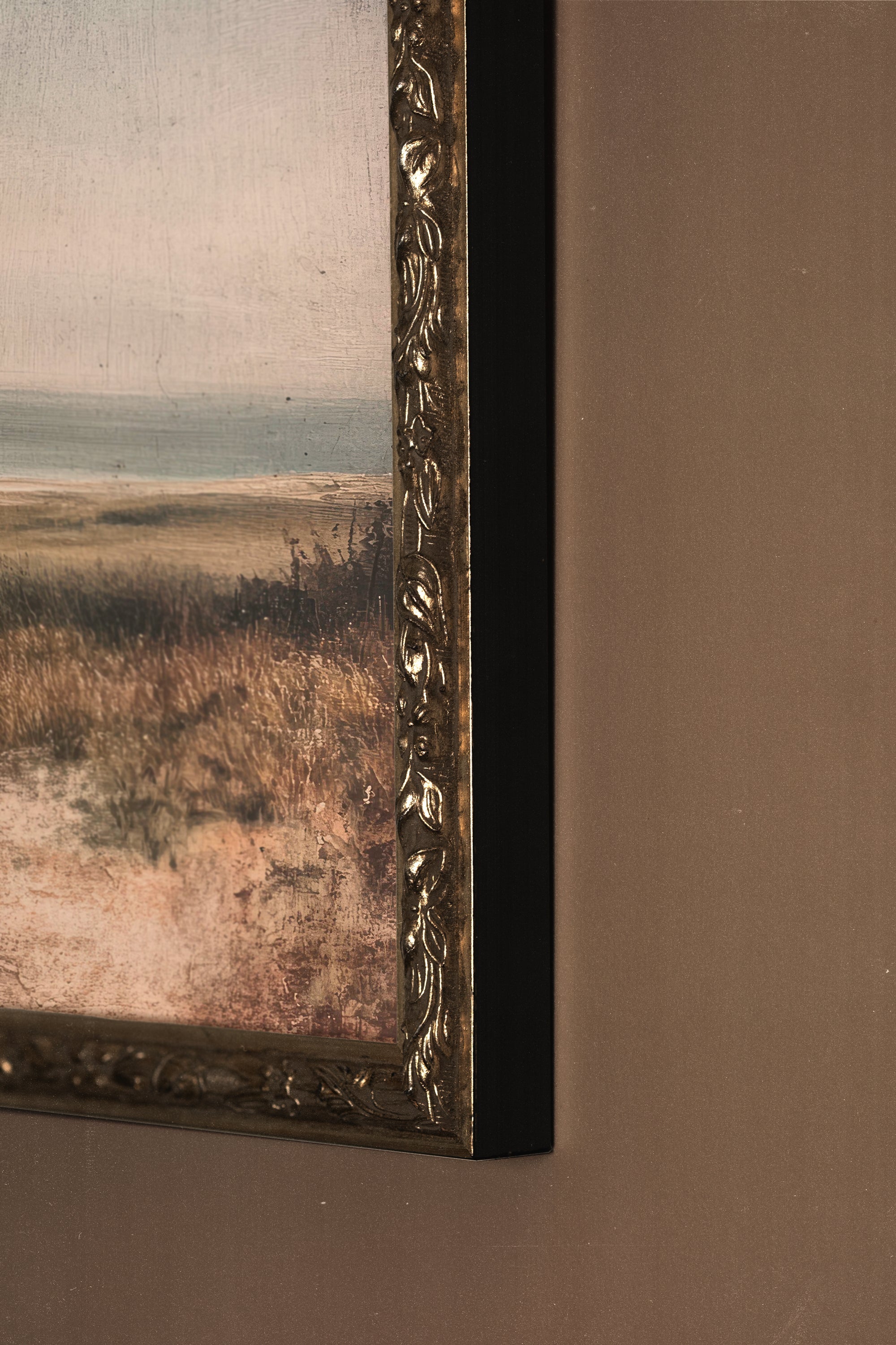 SABLE ET BRUME, CADRE VINTAGE ARGENT