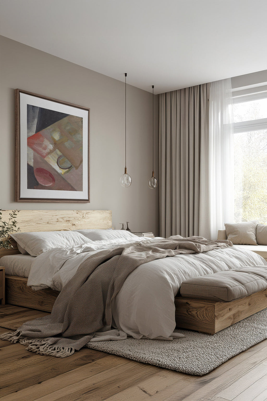 TRAME D'OCRE, Oeuvre sur toile étirée