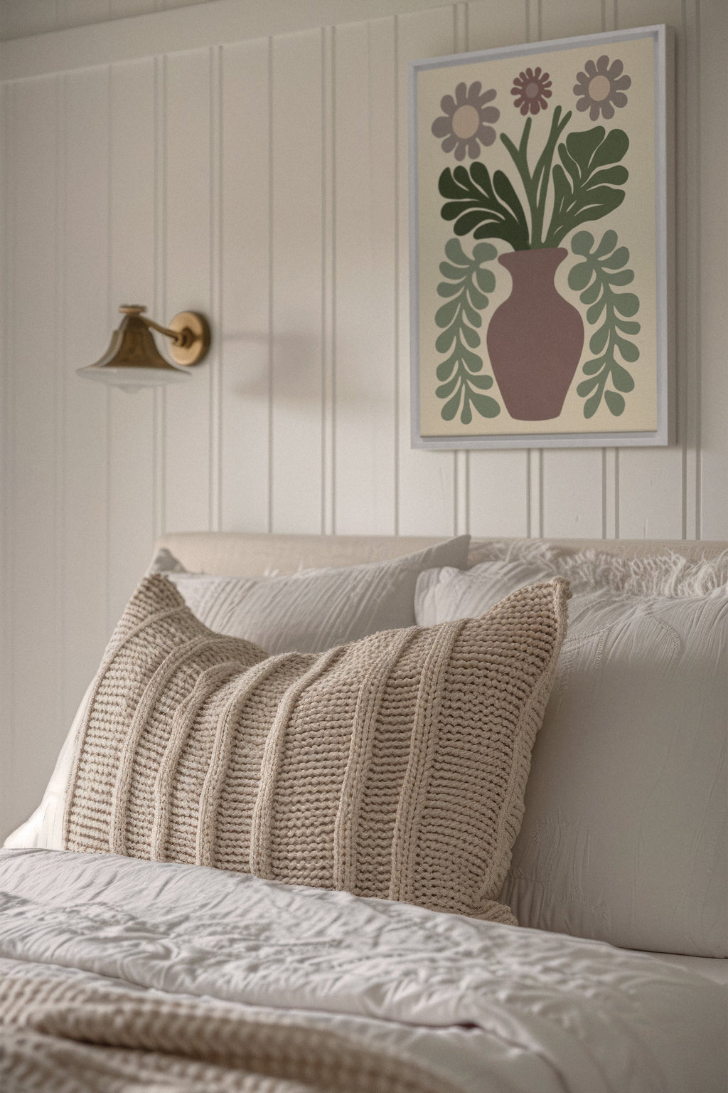 CHIC FLORAL, Oeuvre sur toile étirée