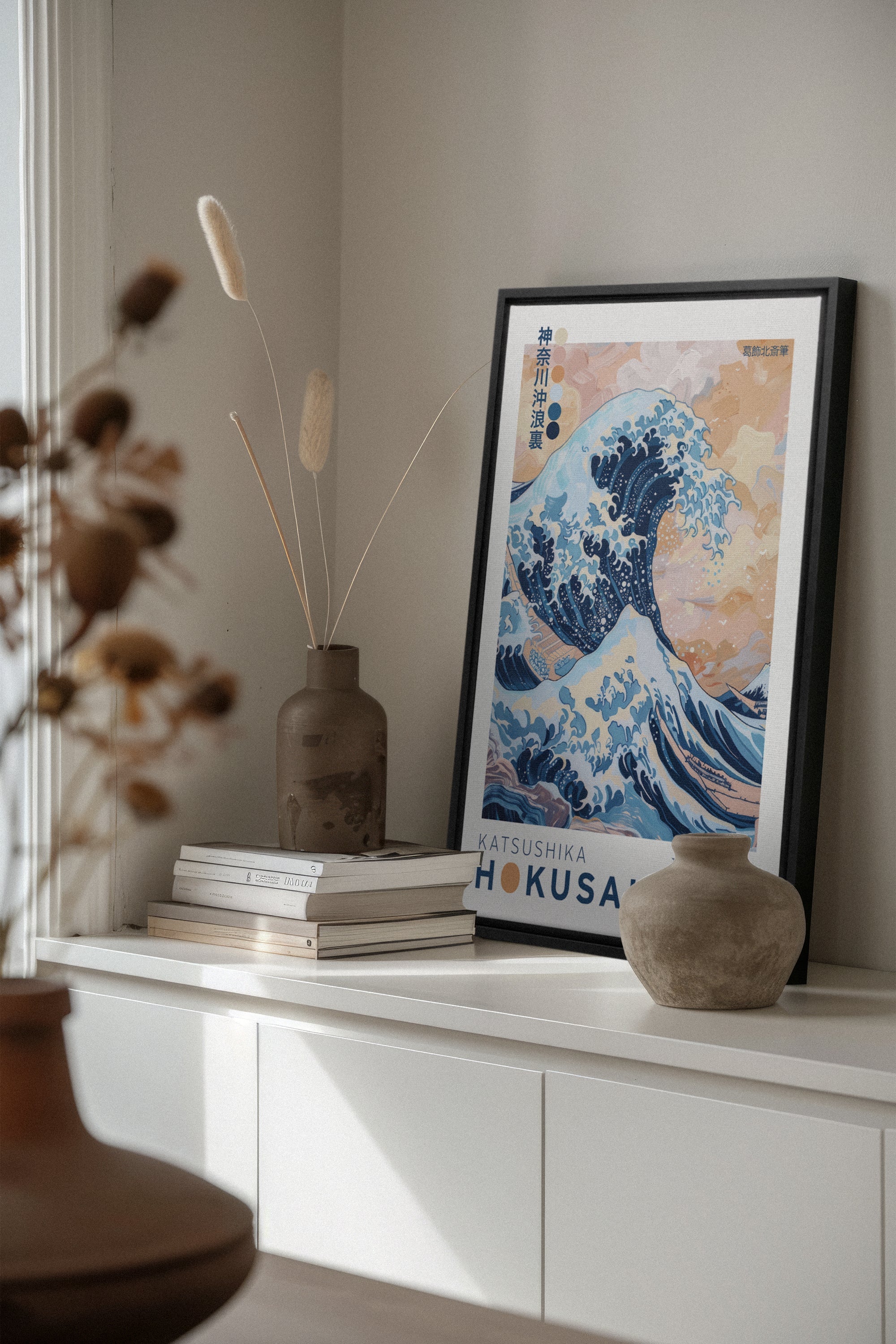 THE GREAT WAVE, Oeuvre sur toile étirée