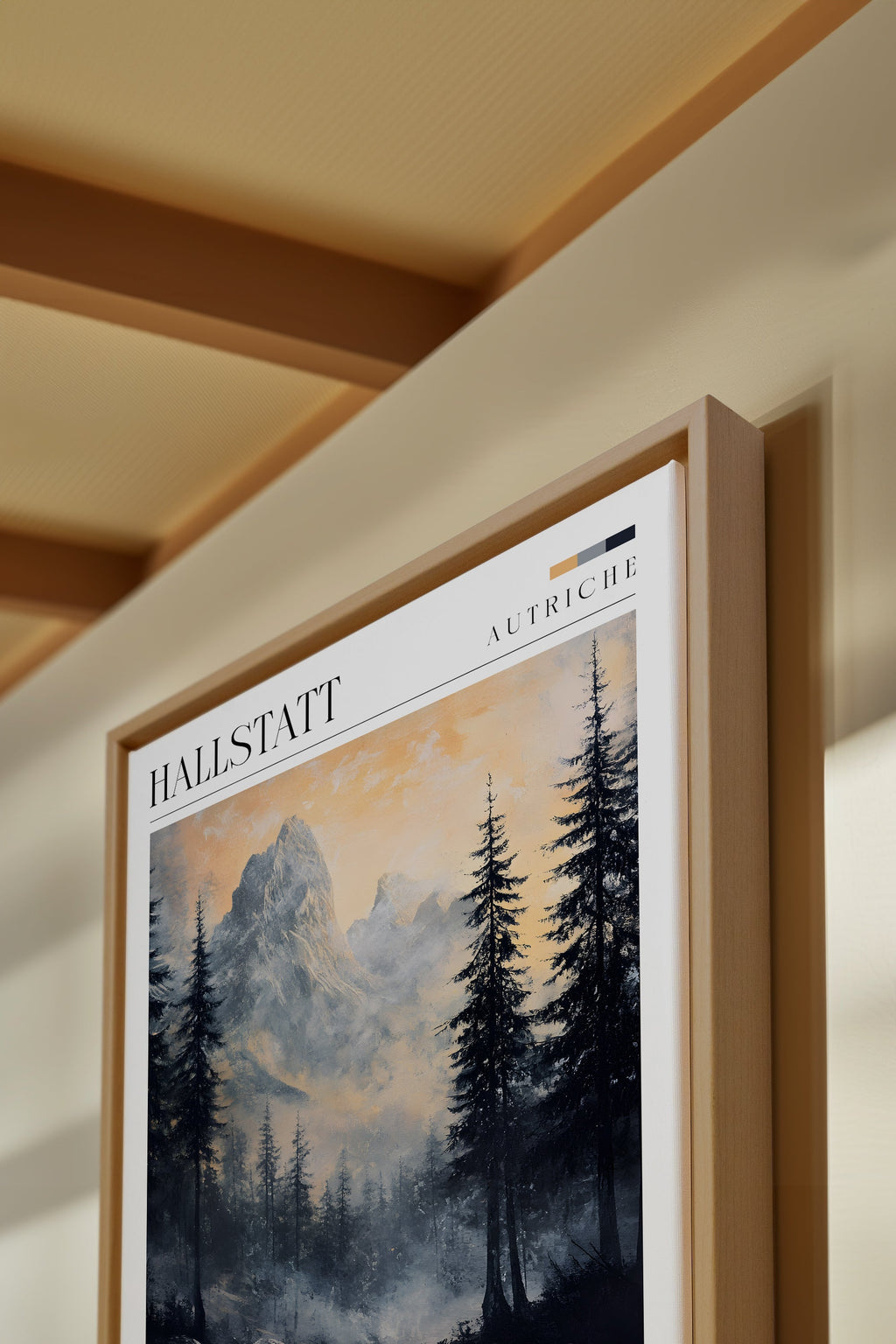 HALLSTATT, Oeuvre sur toile étirée