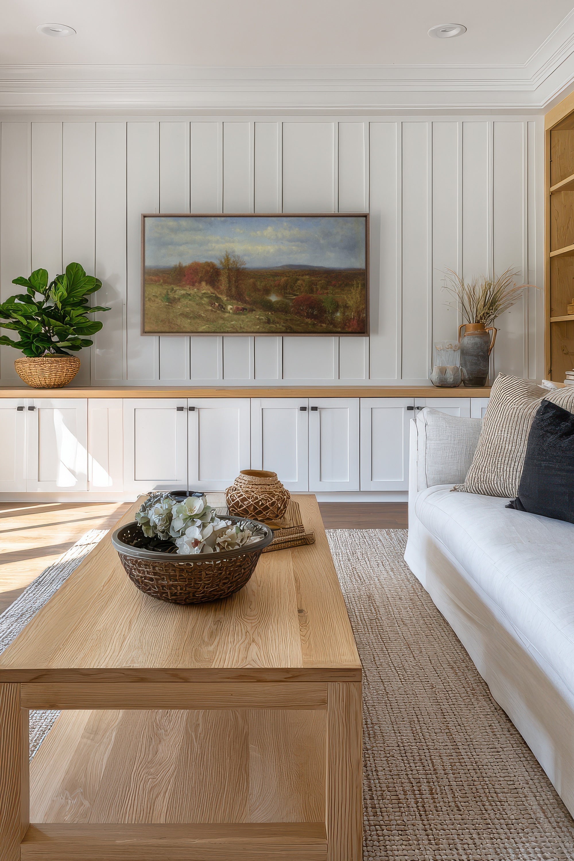 COUNTRYSIDE GLOW, Oeuvre sur toile étirée