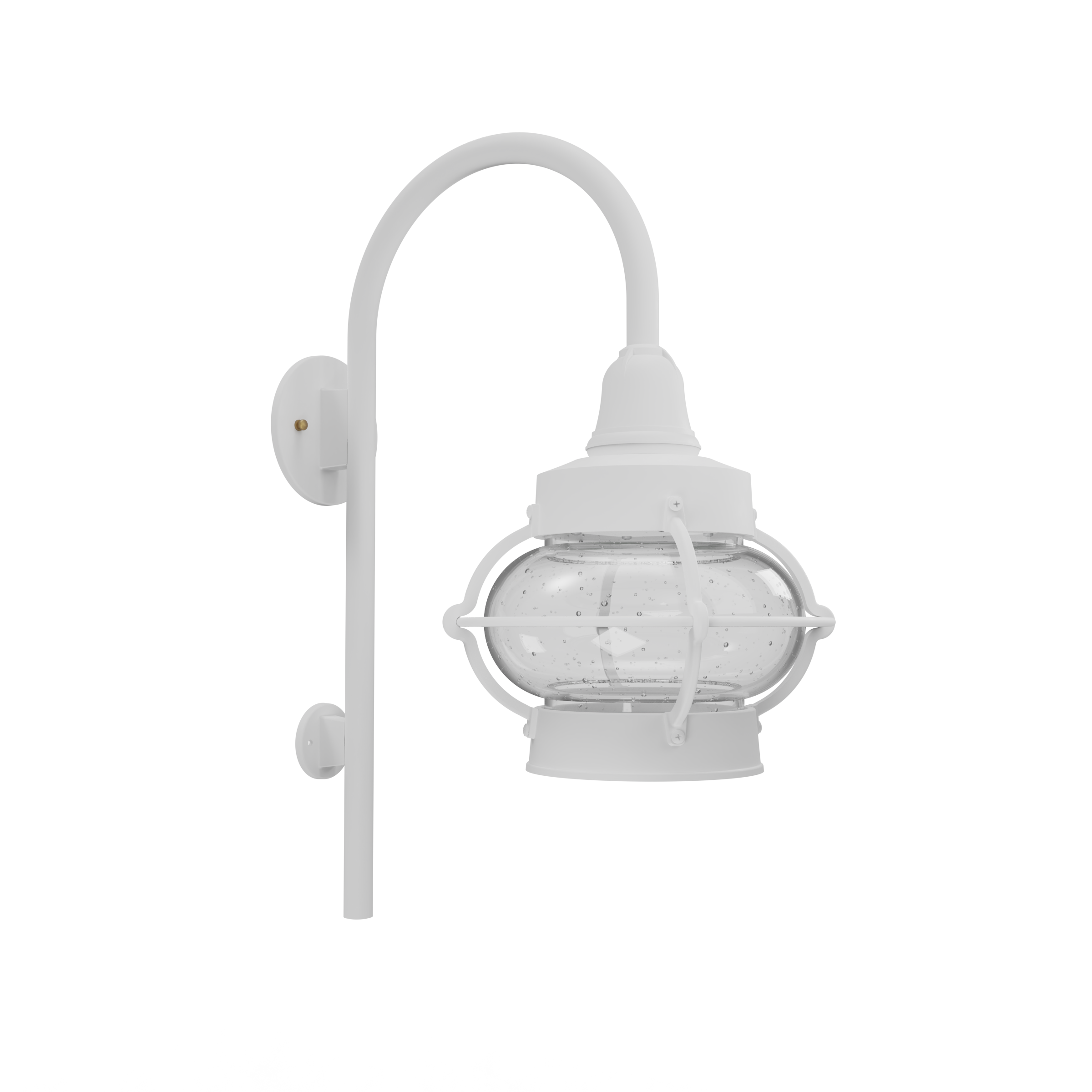 Bridgeport - Luminaire mural extérieur montage vers le bas avec canne fond ouvert format moyen - 21899