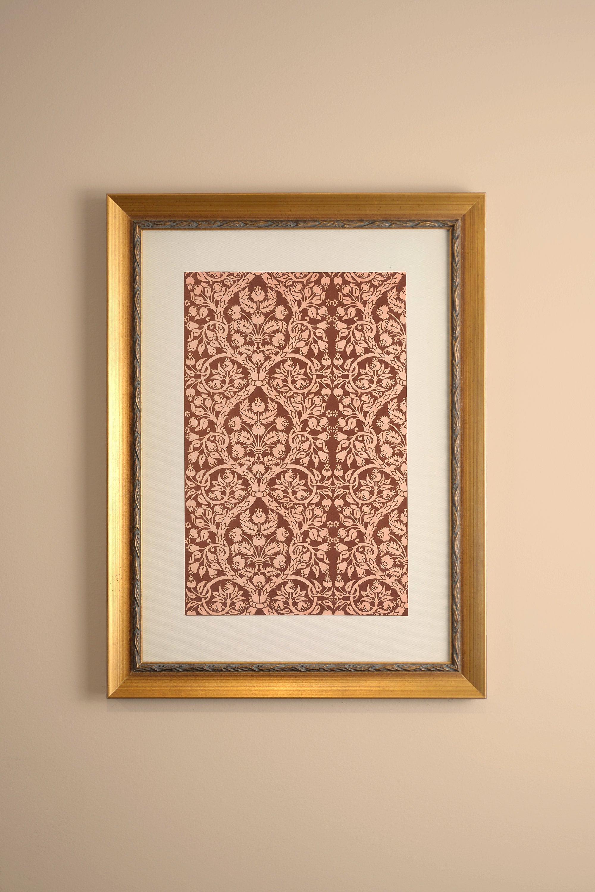 MOTIF ANCIEN, CADRE VINTAGE OR