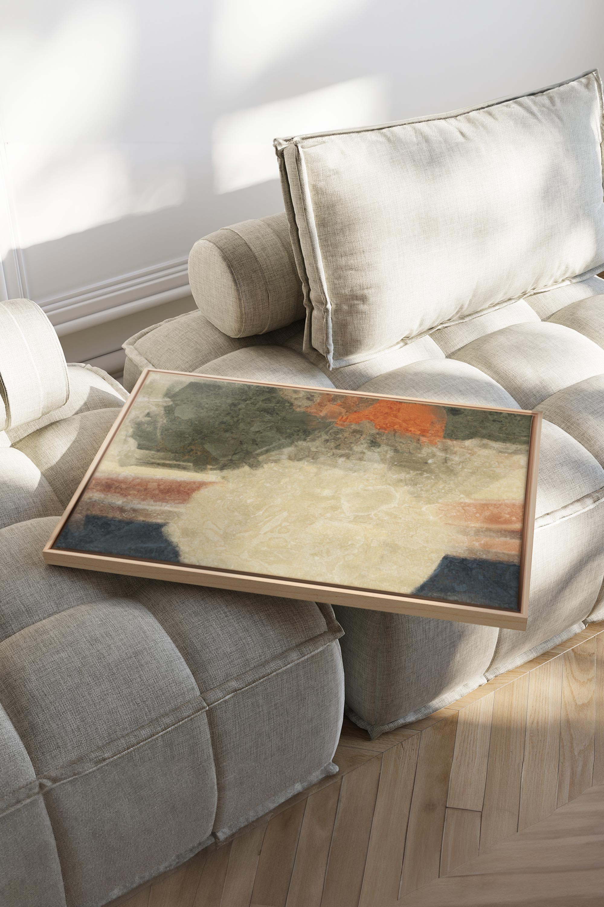 ORGANIQUE, Oeuvre sur toile étirée