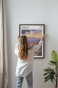 Naples, Oeuvre sur toile étirée