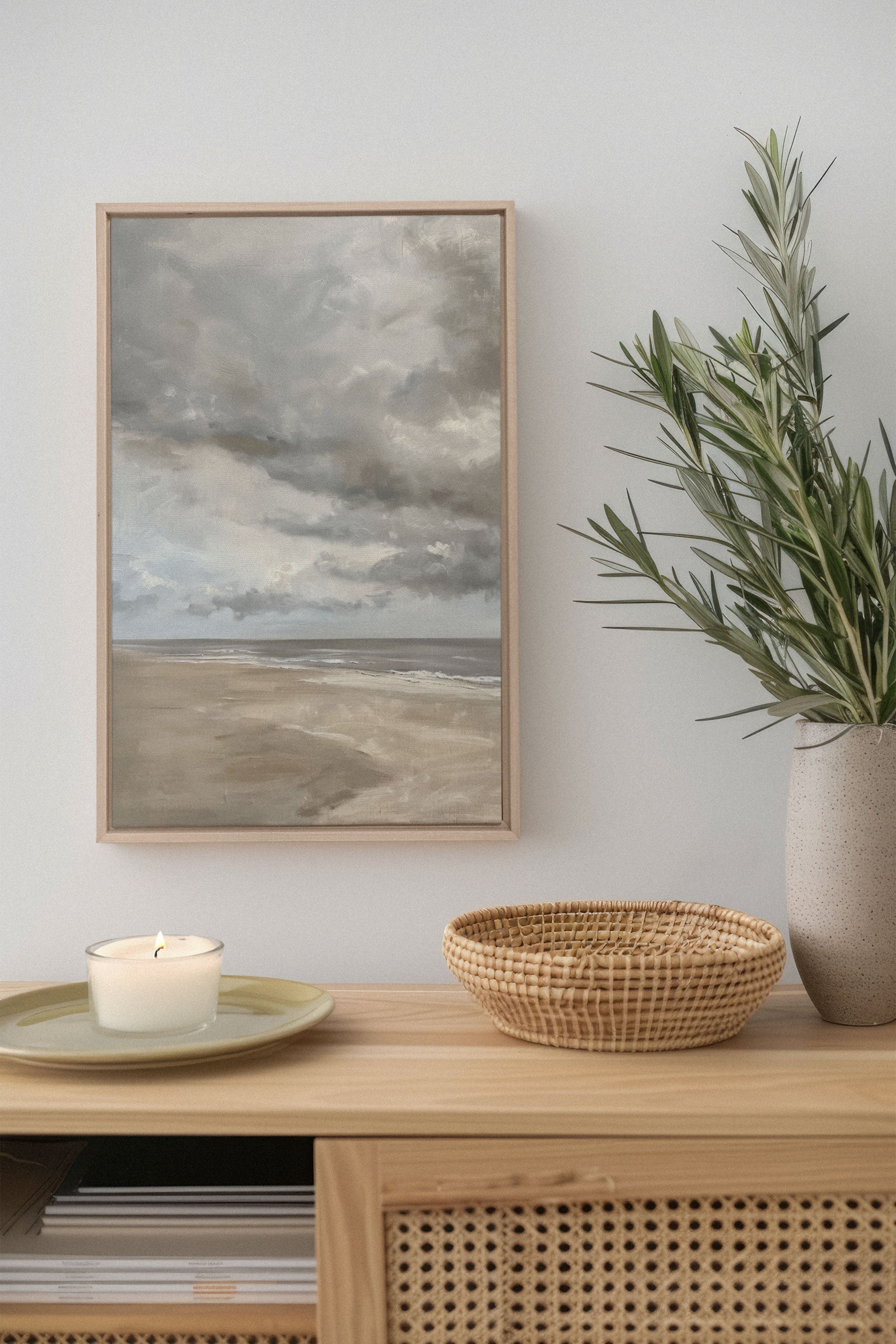 SOFT SANDS, Oeuvre sur toile étirée