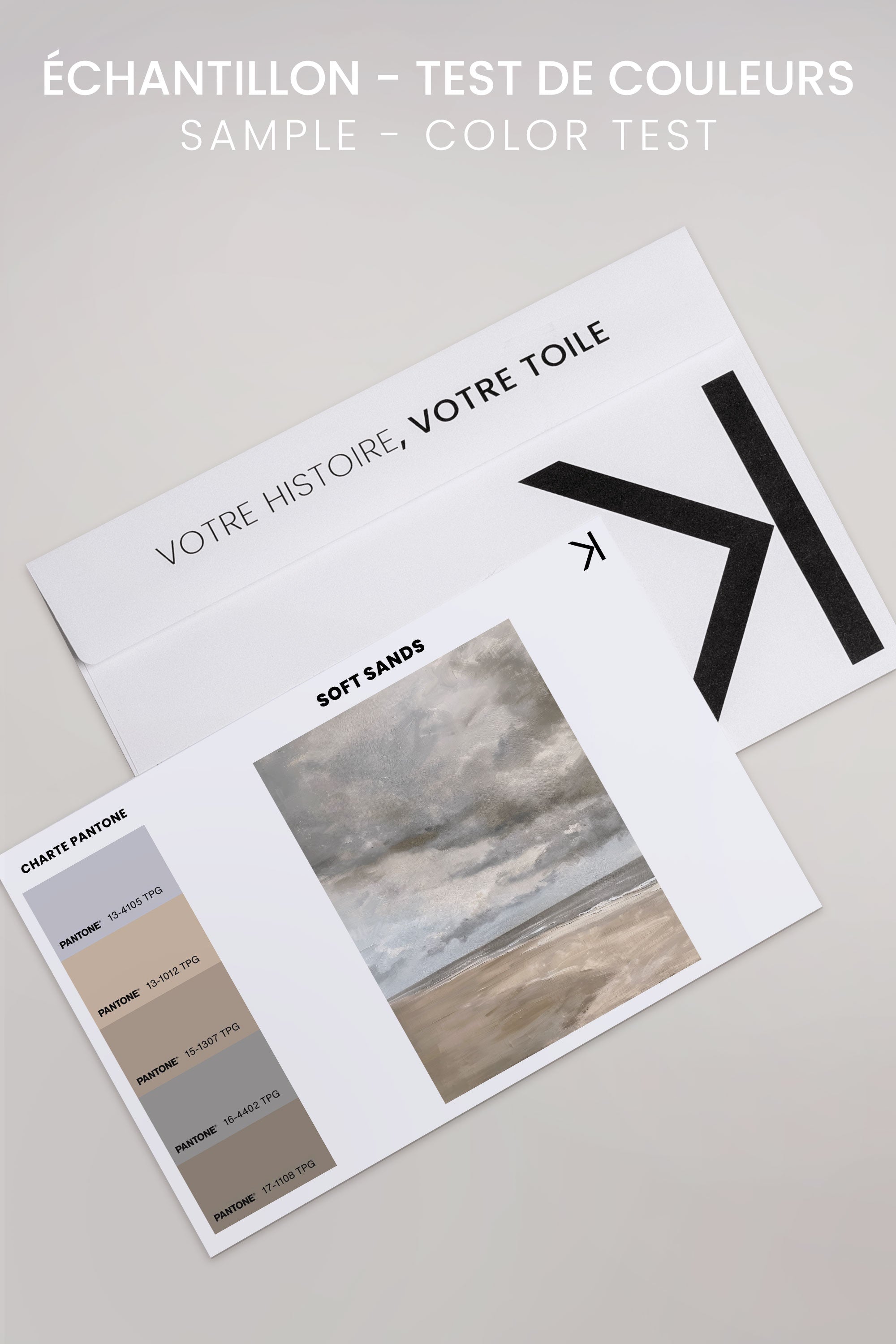 SOFT SANDS, Oeuvre sur toile étirée