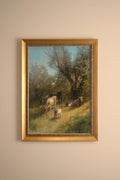 SOUFFLE DE PRAIRIE, CADRE VINTAGE OR