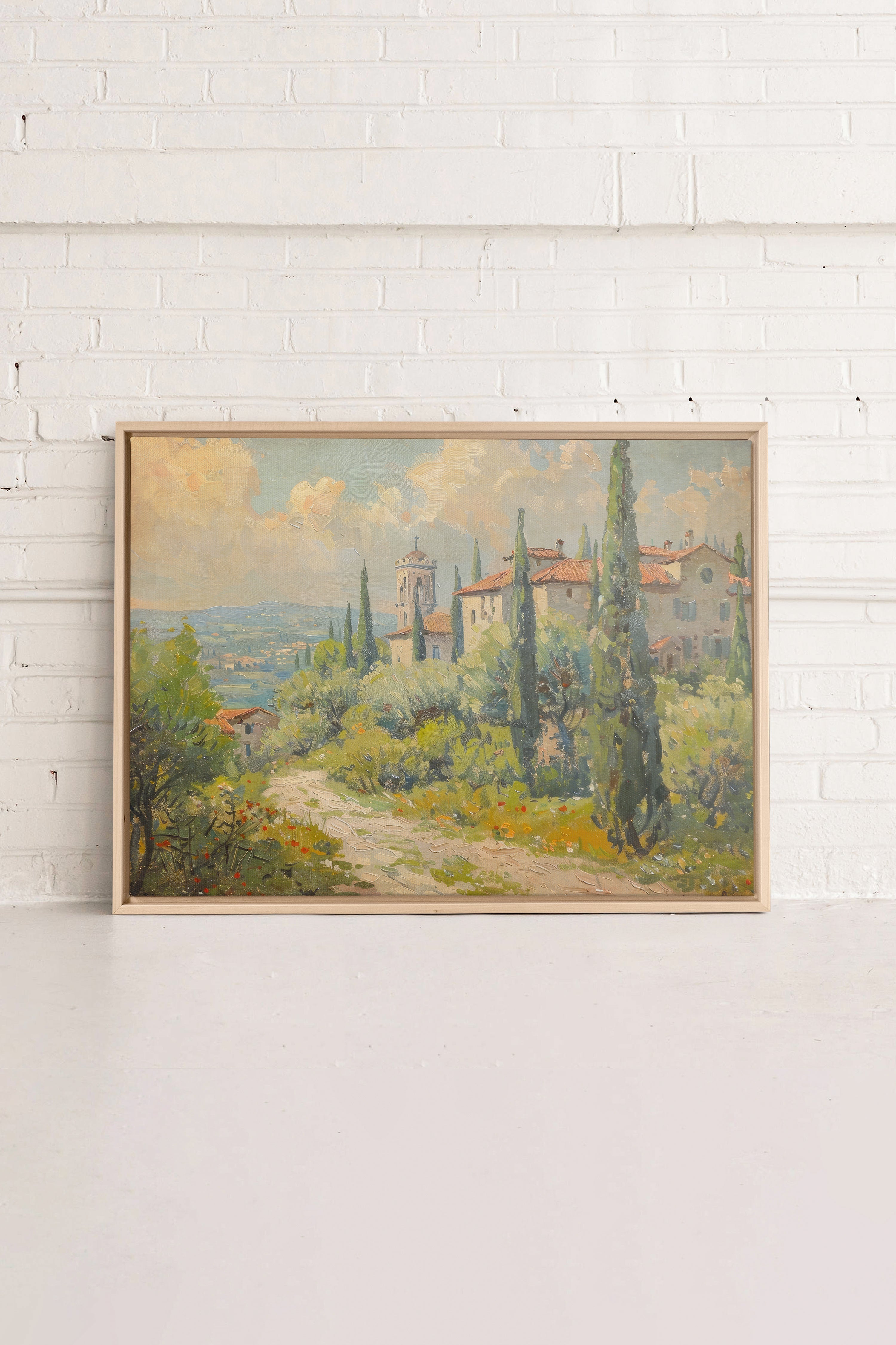 Olive Haven, Oeuvre sur toile étirée