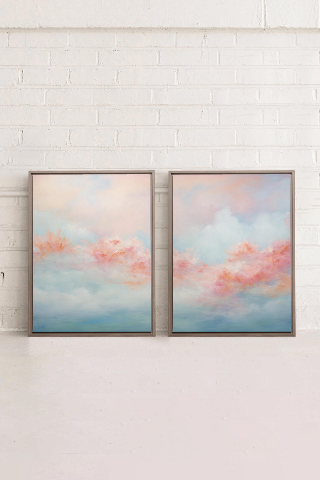 MYSTIC SUNSET DUO (2 Oeuvres sur toile étirée)