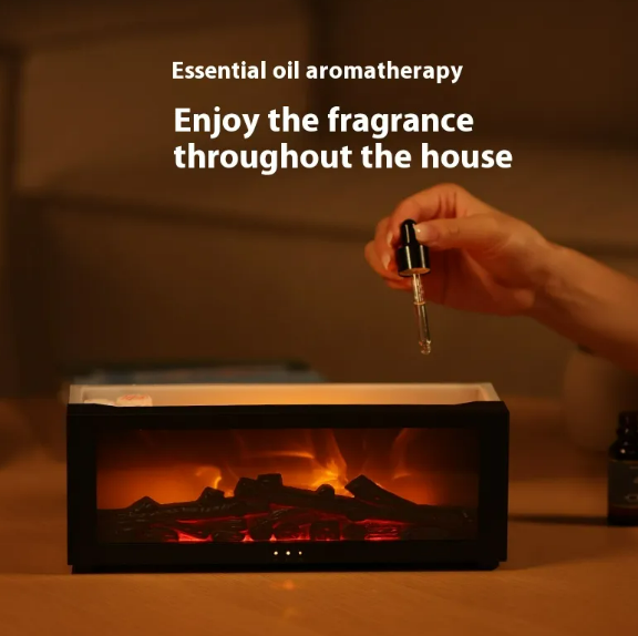 Flame Aromatherapy Essential Oil Diffuser and Humidifier