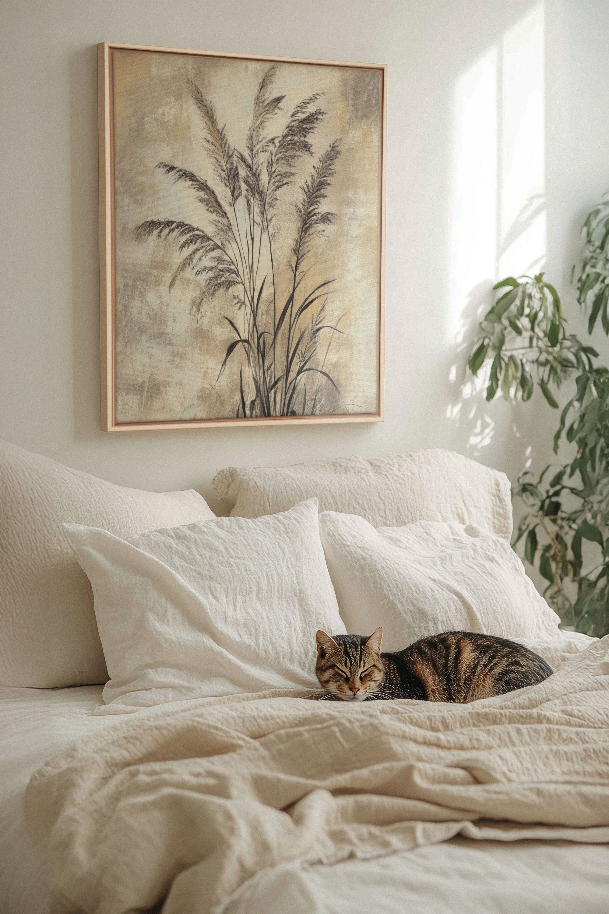 BRISE SAUVAGE, Oeuvre sur toile étirée