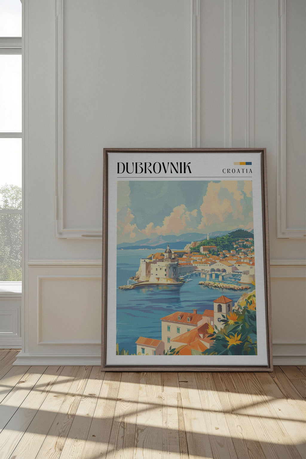 Dubrovnik, Oeuvre sur toile étirée