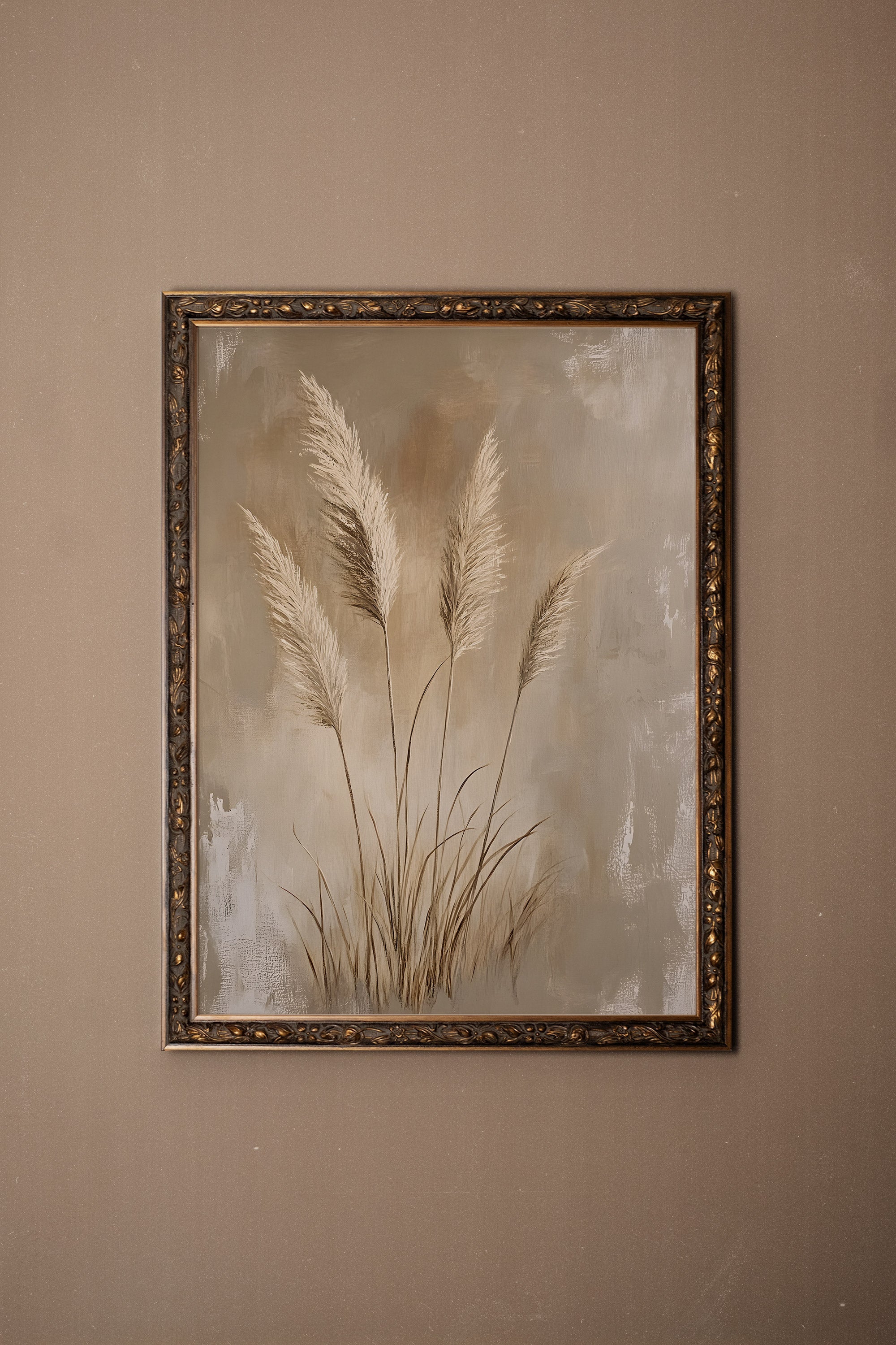 NUANCES DE LIN, CADRE VINTAGE BRONZE