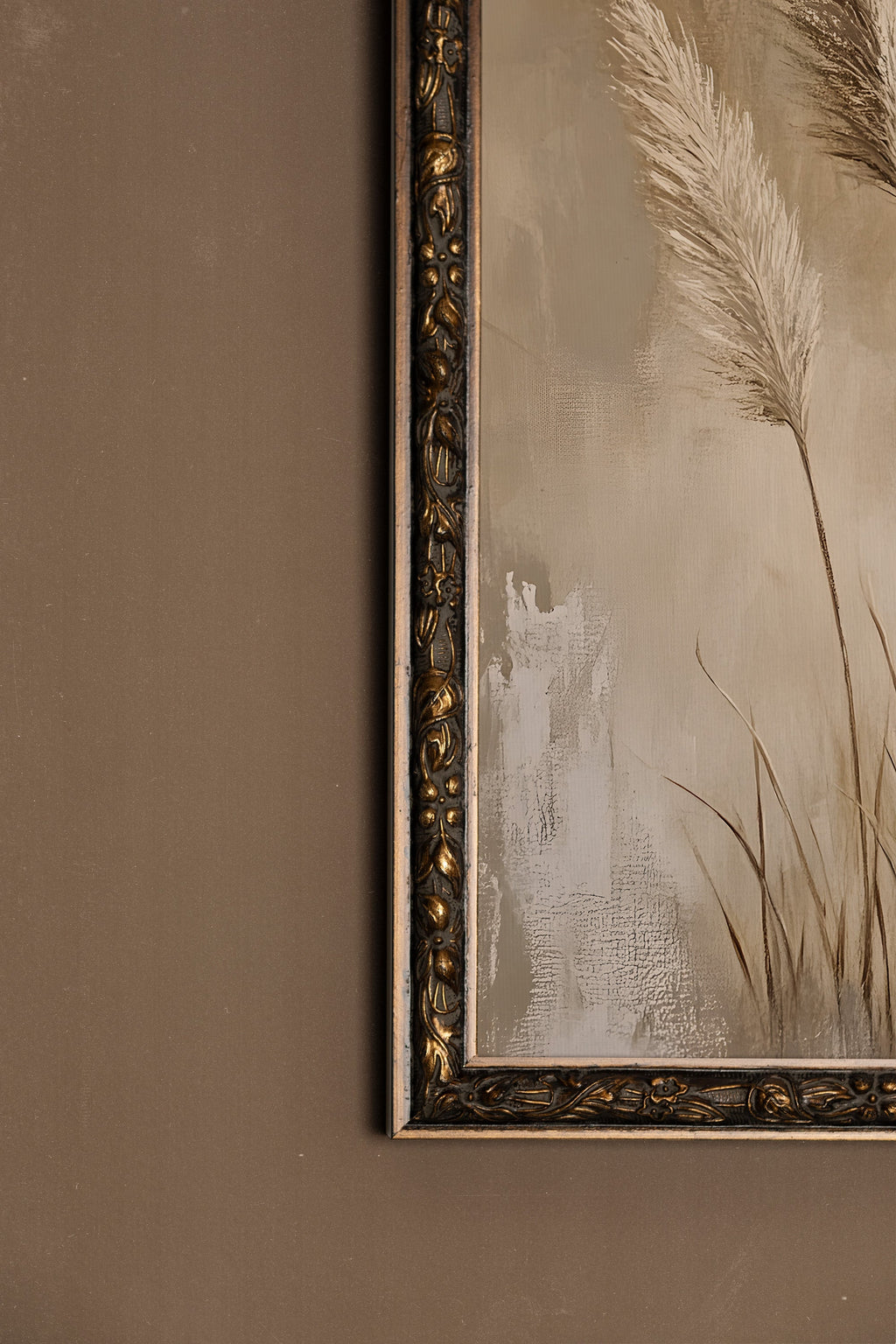 NUANCES DE LIN, CADRE VINTAGE BRONZE