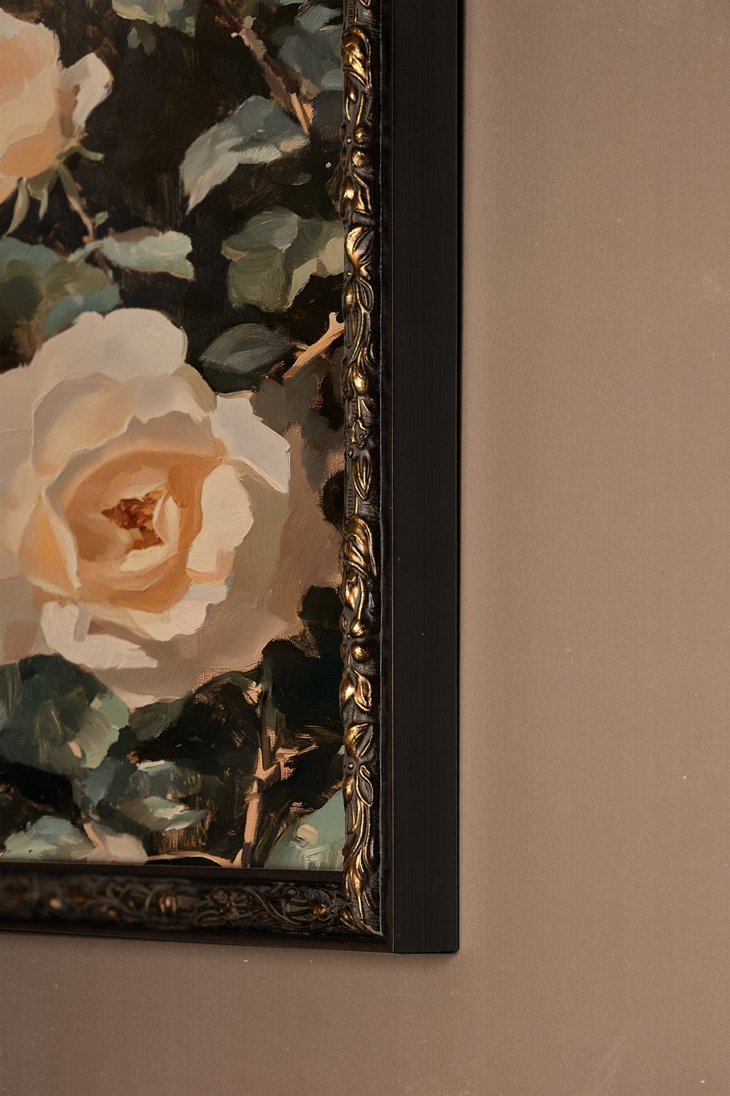 FLEUR DE VELOURS, CADRE VINTAGE BRONZE