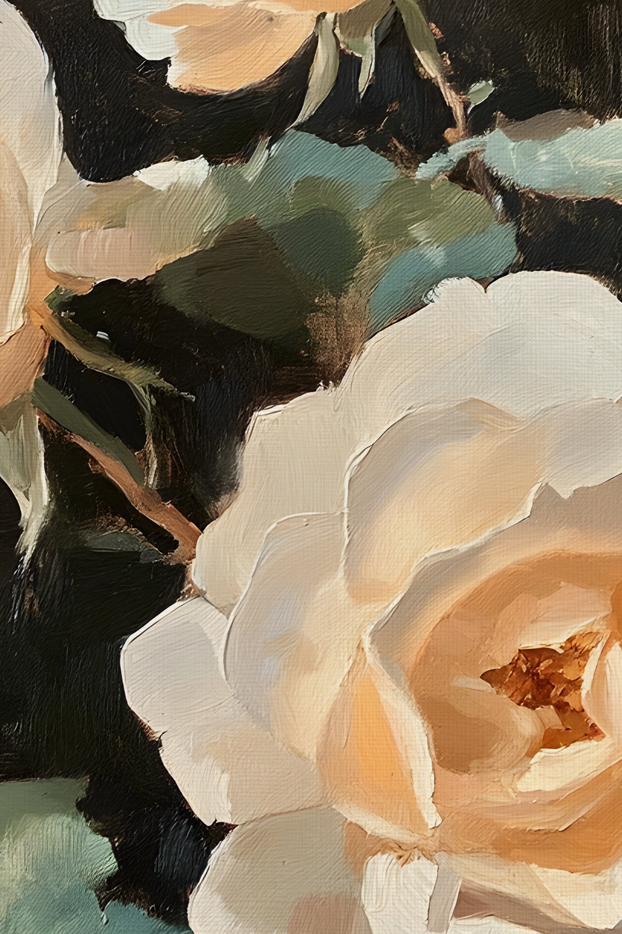 FLEUR DE VELOURS, CADRE VINTAGE BRONZE