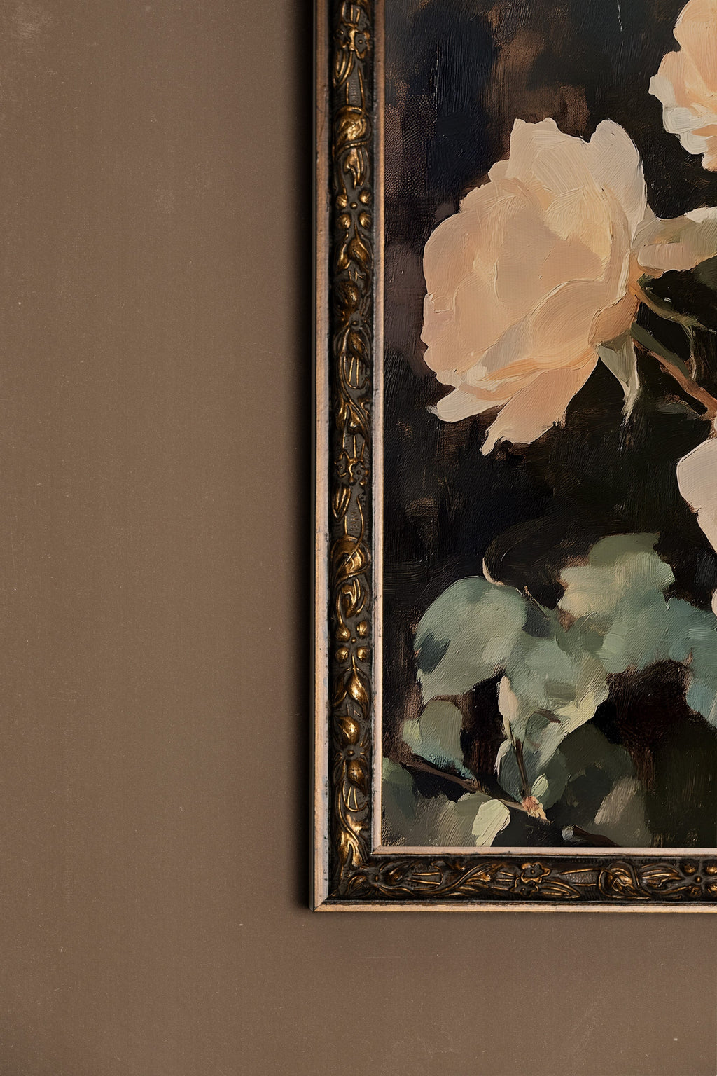 FLEUR DE VELOURS, CADRE VINTAGE BRONZE