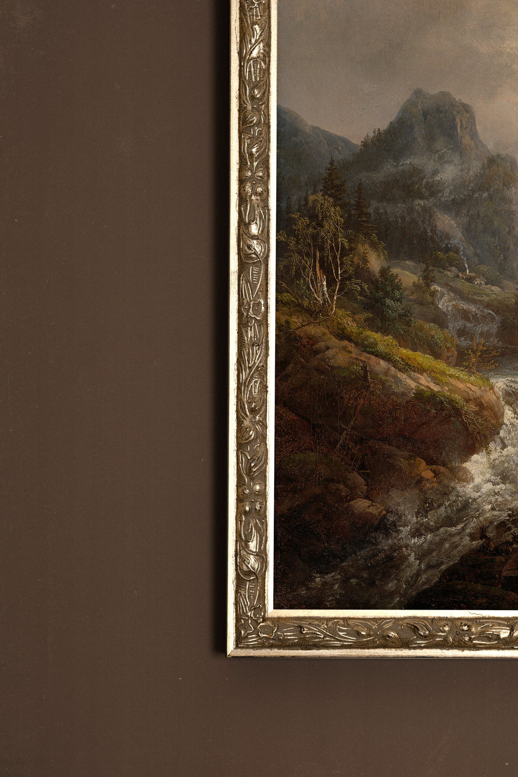 LES RIVES DU TEMPS, CADRE VINTAGE ARGENT