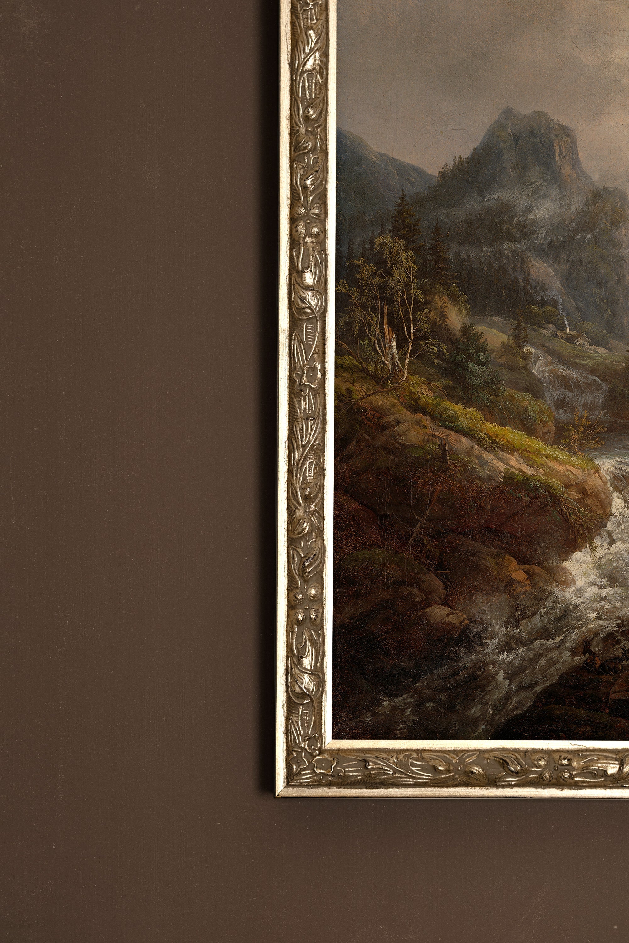 LES RIVES DU TEMPS, CADRE VINTAGE ARGENT