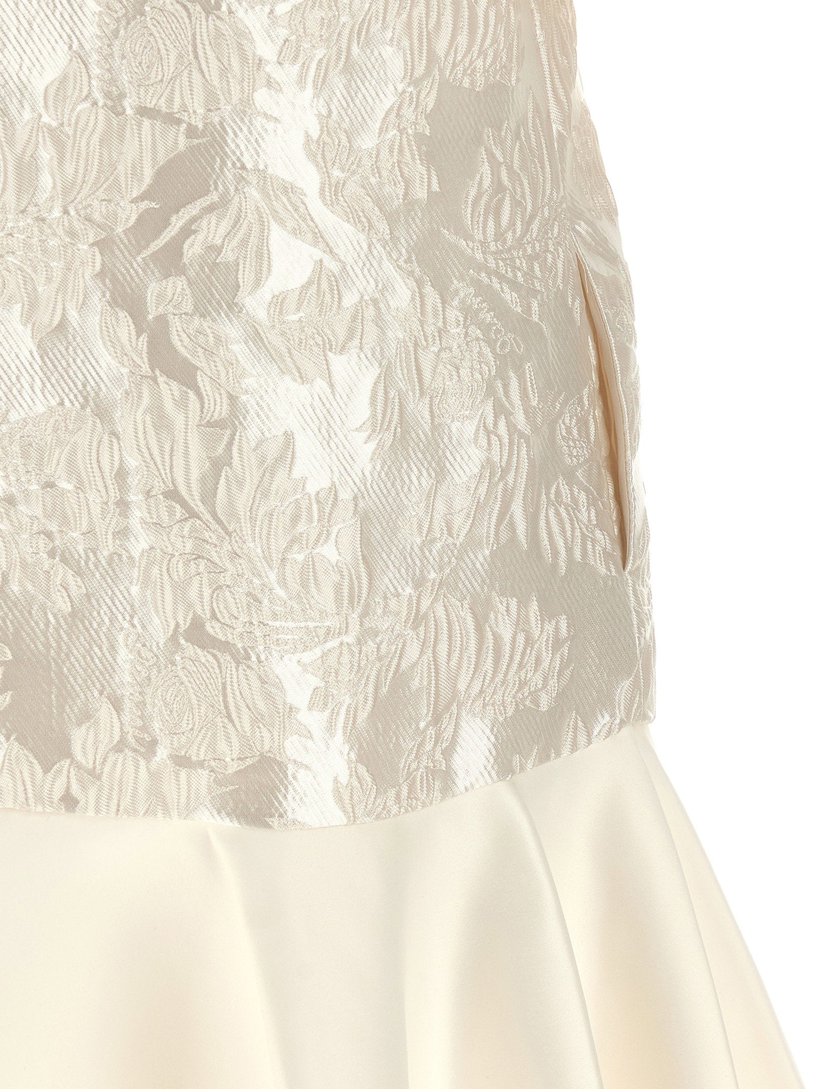 Ganni Satin Cloque Mini Dress