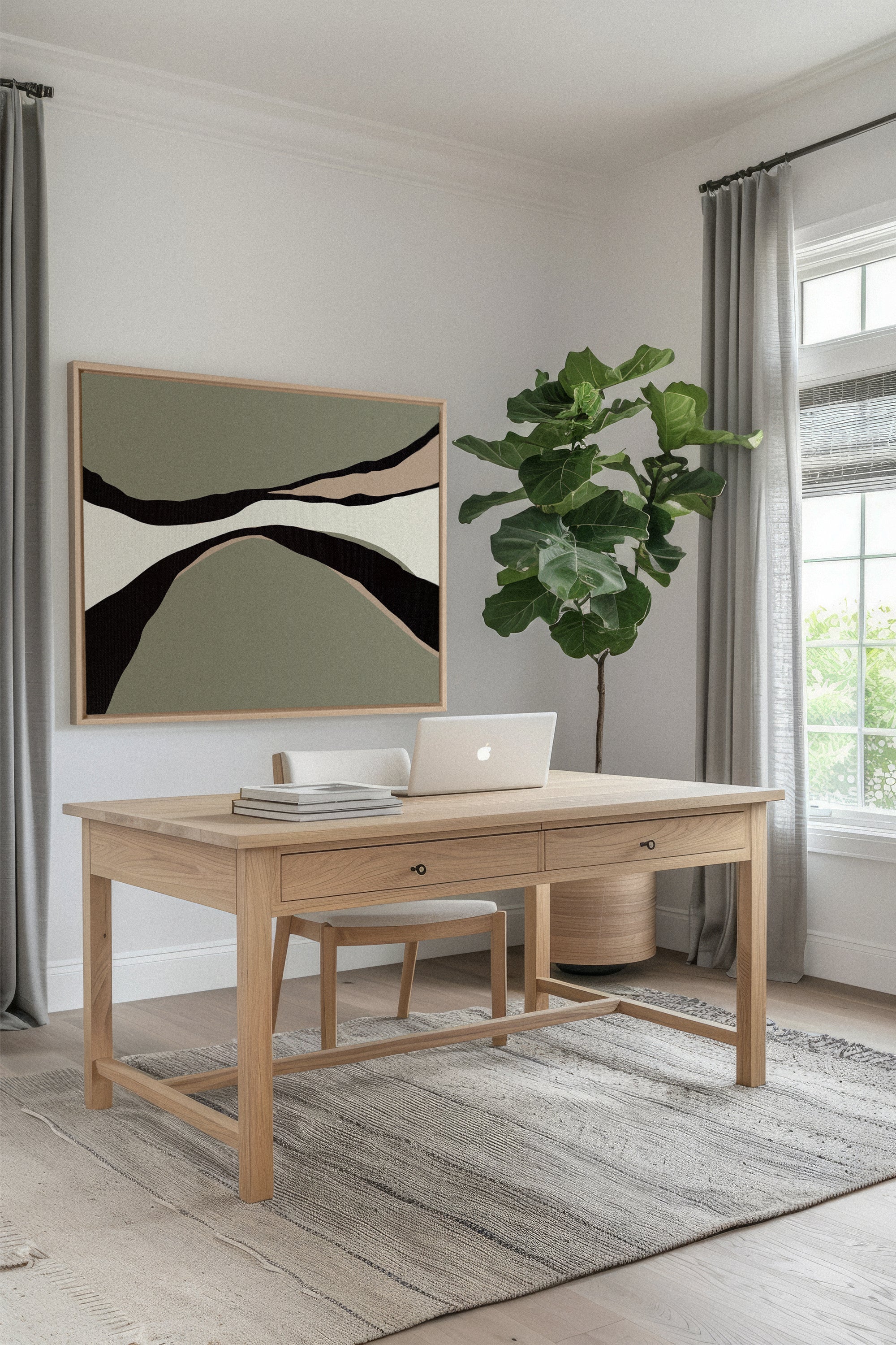 CAMO MODERNE, Oeuvre sur toile étirée