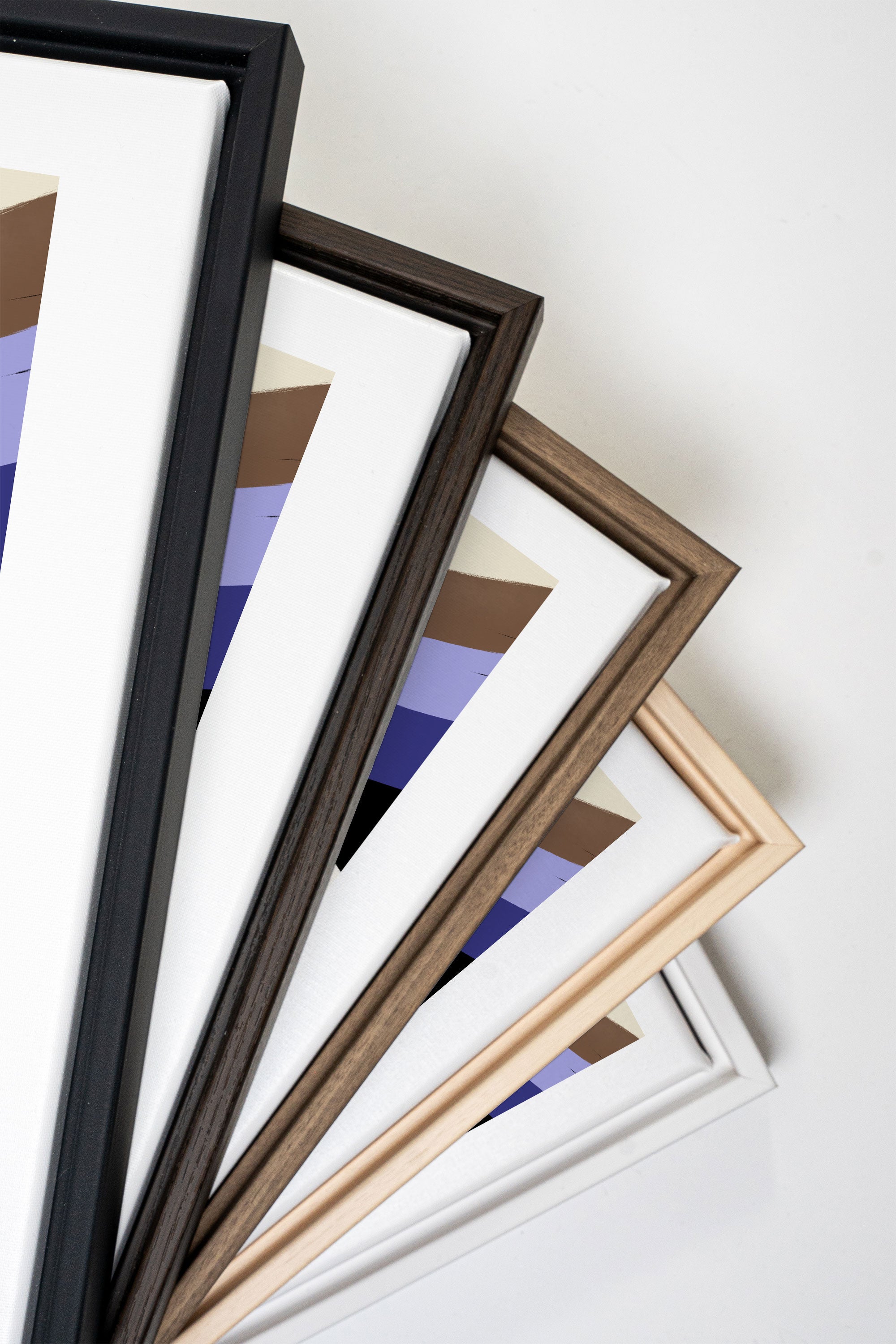 FLOW OF SHADES, Oeuvre sur toile étirée