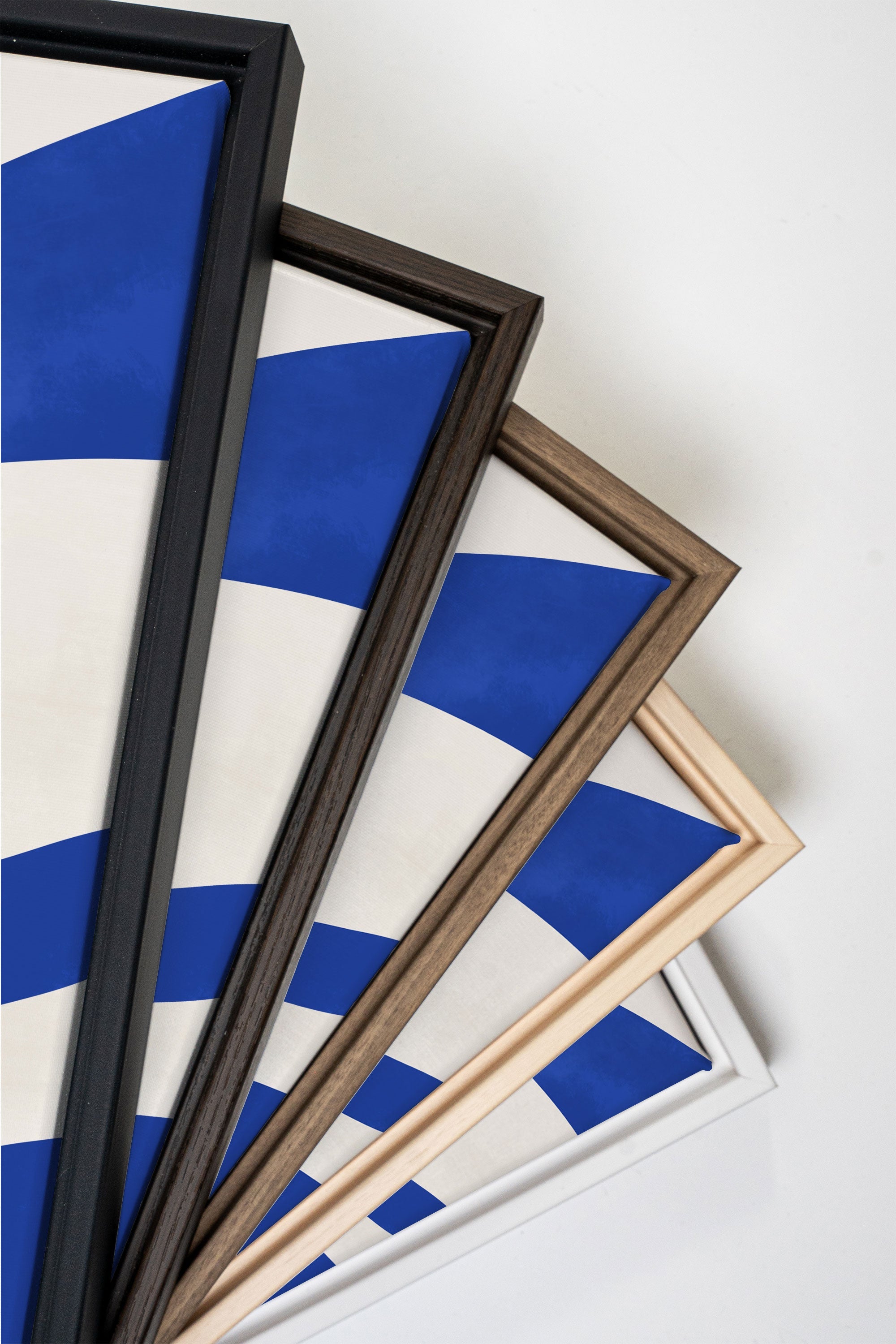 COBALT FLOW, Oeuvre sur toile étirée