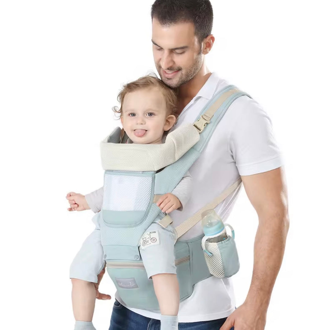 VELORA Ergonomic Baby Carrier with Hip Seat