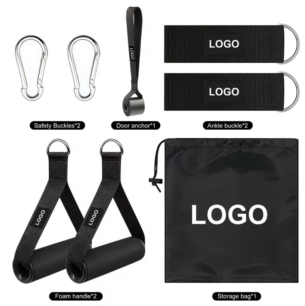 Resistance Band Kit — 8 Levels, Full Body Workout, Handles & Carry Bag