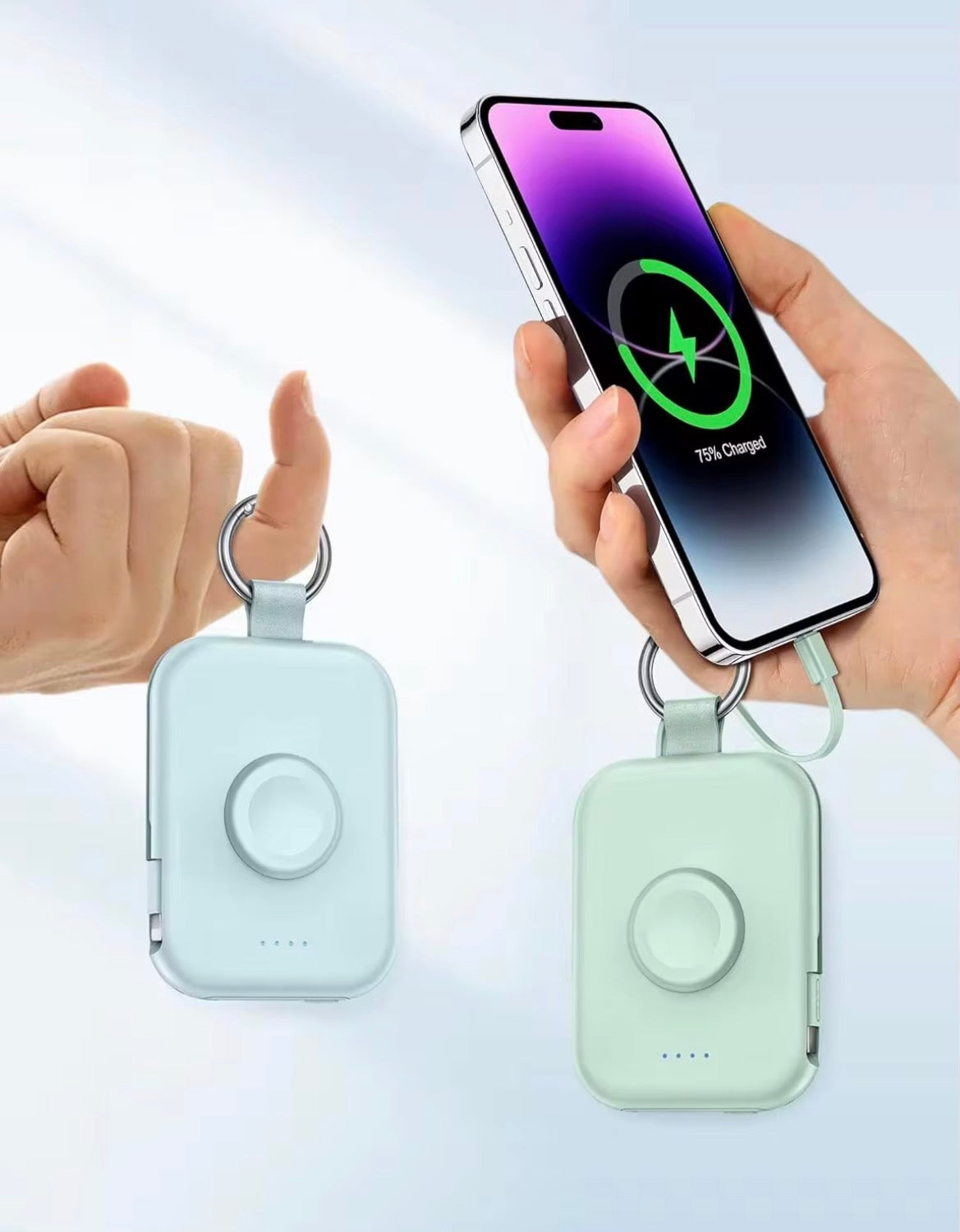 VELORA 5000mAh Multi-Device Power Bank — Wireless Charger for iPhone, Samsung, Watch & Headphones