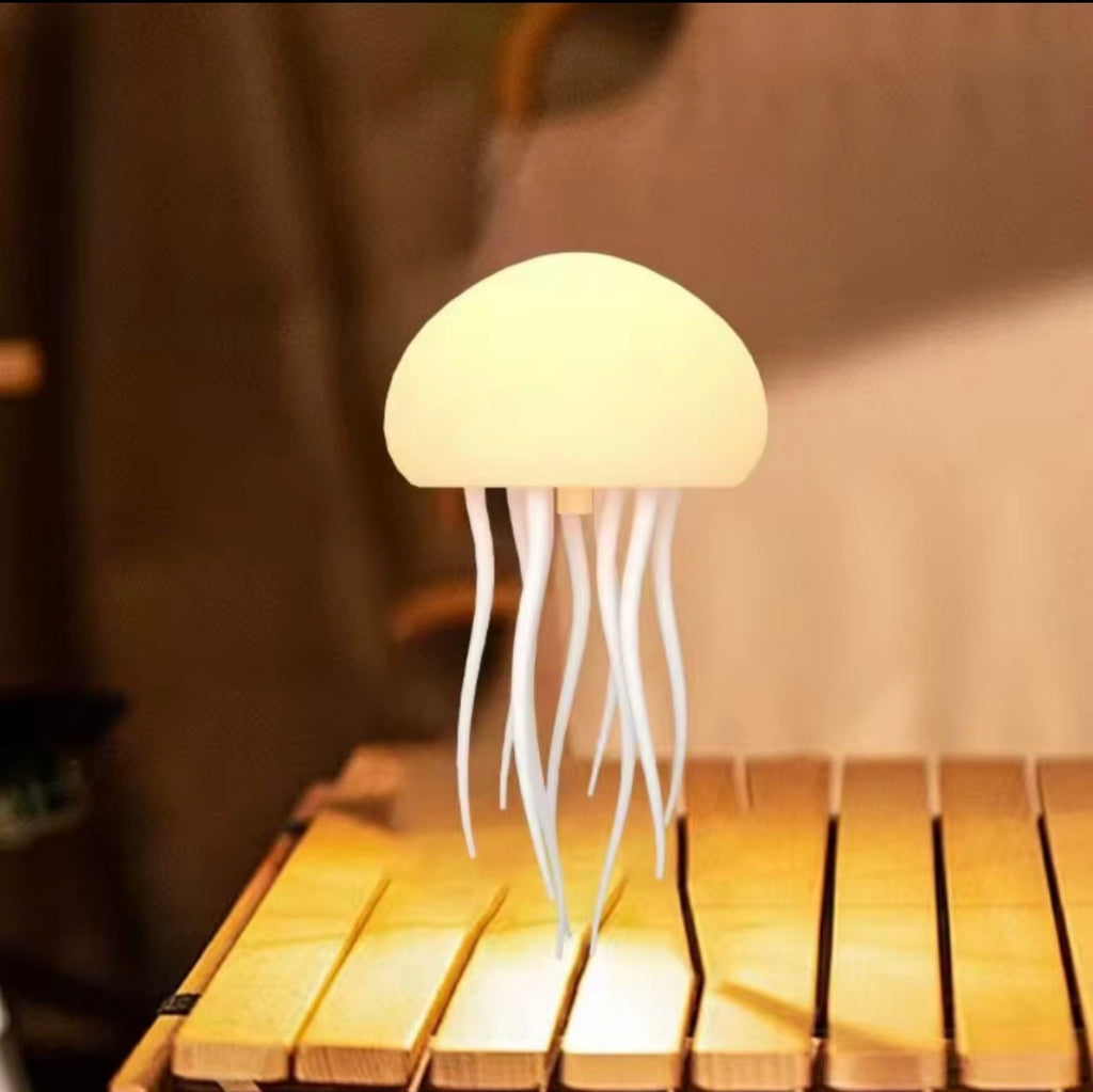 VELORA Jellyfish RGB Table Lamp — Voice Control, Stepless Dimming & Wireless