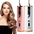VELORA Mini Cordless Automatic Curling Iron — Portable Travel Hair Curler