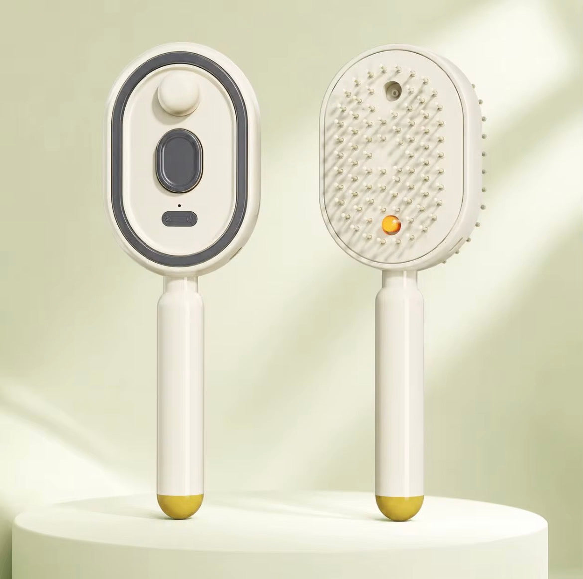 VELORA Steam Hair Brush — Spray Air Cushion Massage Comb with Essential Oil