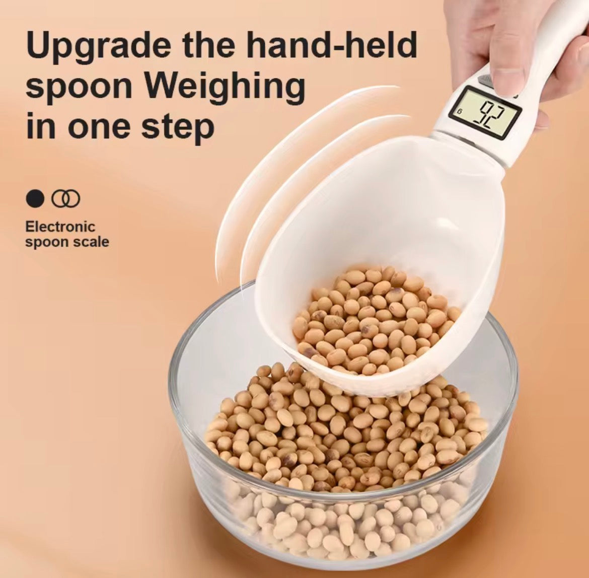 VELORA High Accuracy Digital Kitchen Scale Spoon