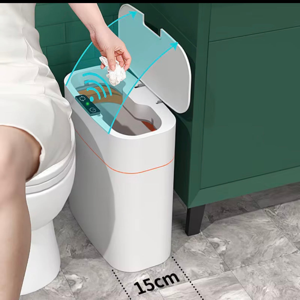 VELORA Smart Sensor Automatic Trash Can — 20L/50L Large Capacity