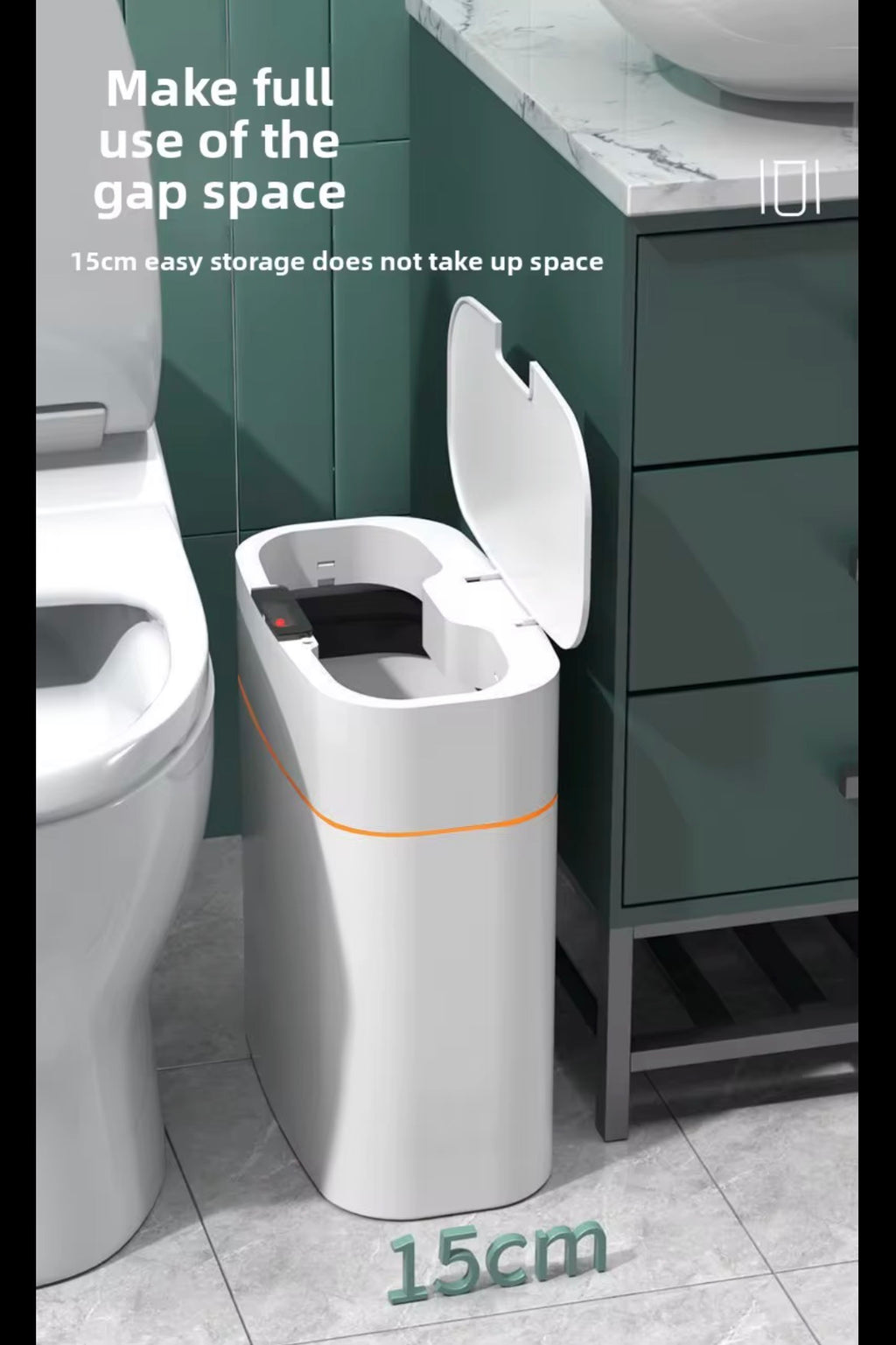 VELORA Smart Sensor Automatic Trash Can — 20L/50L Large Capacity