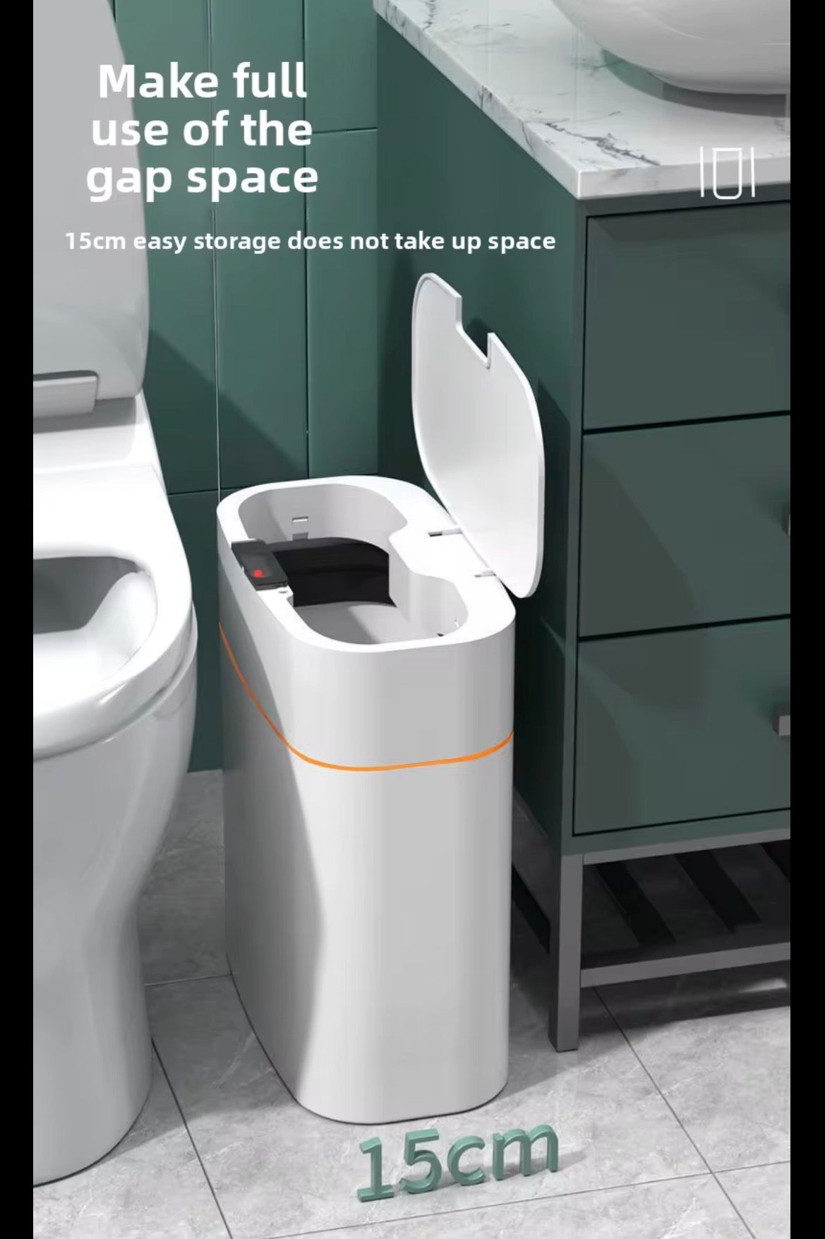 VELORA Smart Sensor Automatic Trash Can — 20L/50L Large Capacity